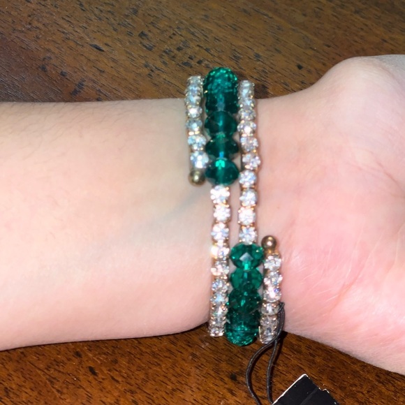 MixIt green and silver white bracelet new with tags - Picture 8 of 13